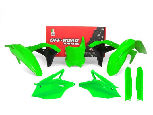 Kawasaki KX-F 250 Plastic Kit / Body Set – Green – 2017–2019