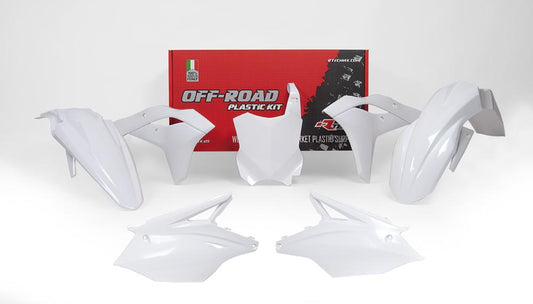 Kawasaki KXF KX-F 250 Plastic Kit / Body Set – White – 2017–2019