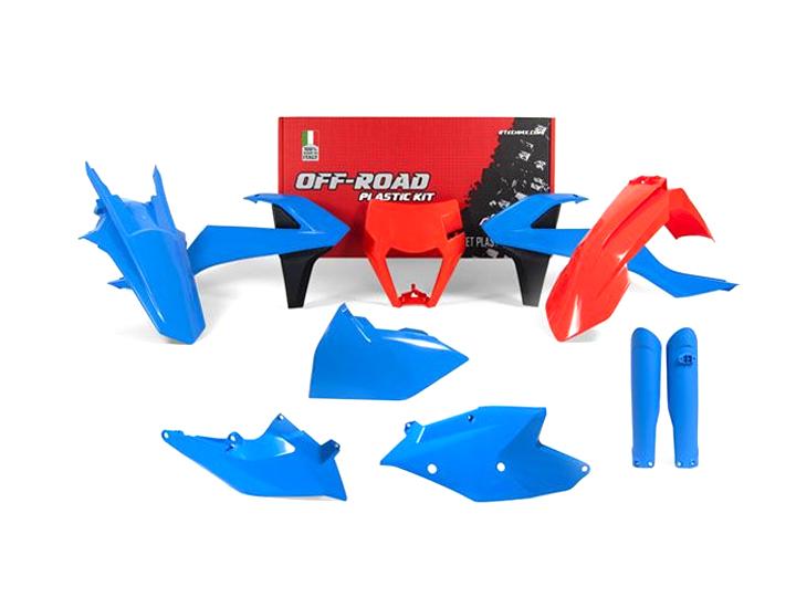 KTM EXC-F / EXC Plastic Kit / Body Set – Light Blue LTD Edition TLD – 2017–2019