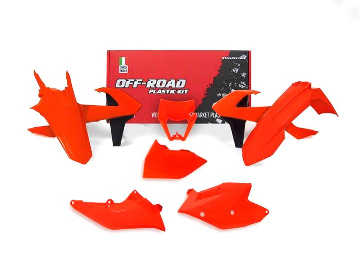 KTM EXCF EXC-F EXC Plastic Kit / Body Set – Orange – 2017–2019