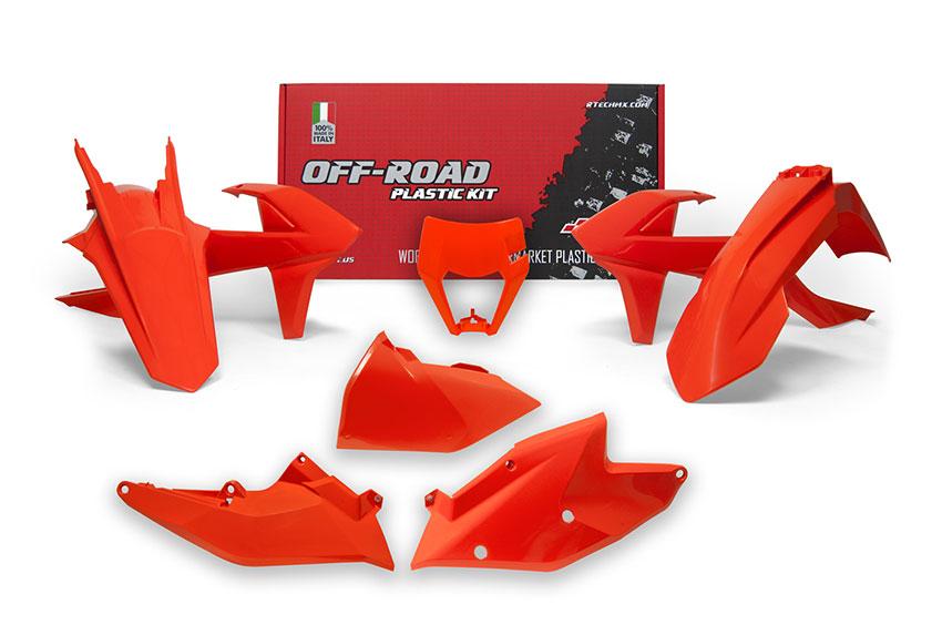 KTM EXC-F / EXC Plastic Kit / Body Set – Orange – 2017–2019