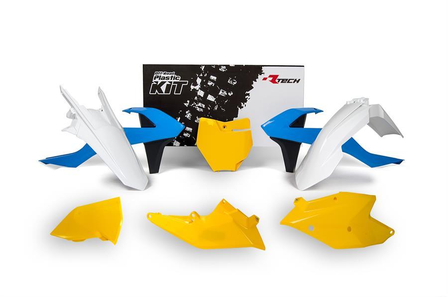 KTM SXF SX-F SX Plastic Kit / Body Set Ltd edition Blue Yellow White – 2016–2018