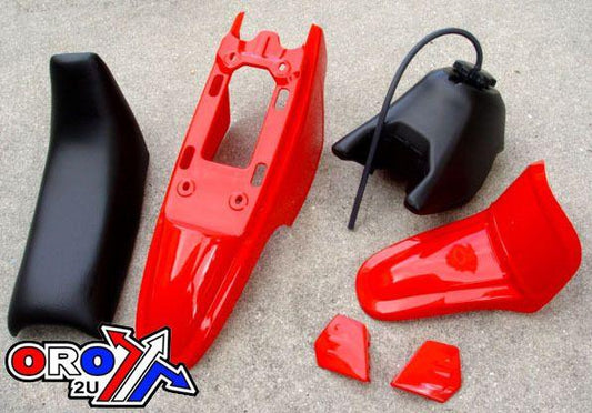 SEAT TANK FENDER KIT PW50 HX PW010 RED