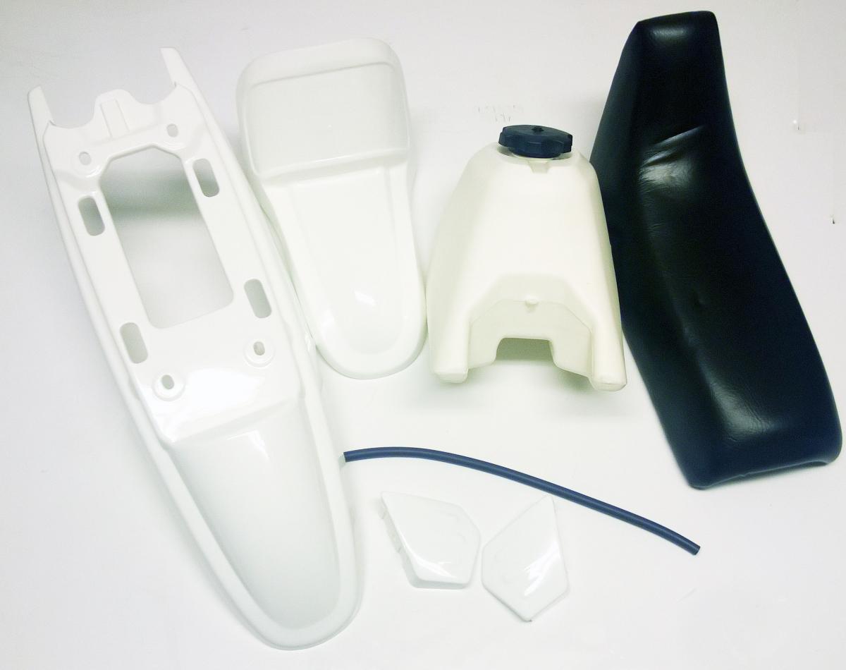 SEAT TANK FENDER KIT PW50 HX PW010 WHITE