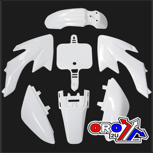 PLASTIC KIT LONG FENDER CRF50, WHITE, AUTC021