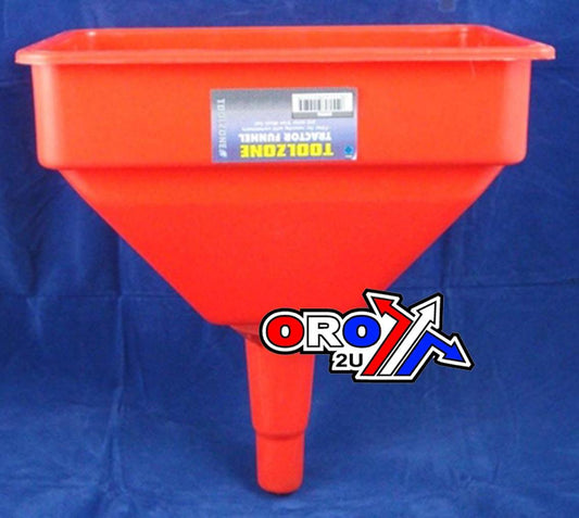 FUNNEL LARGE 12'' WITH FILTER, Orange. EACH, KDPAU056