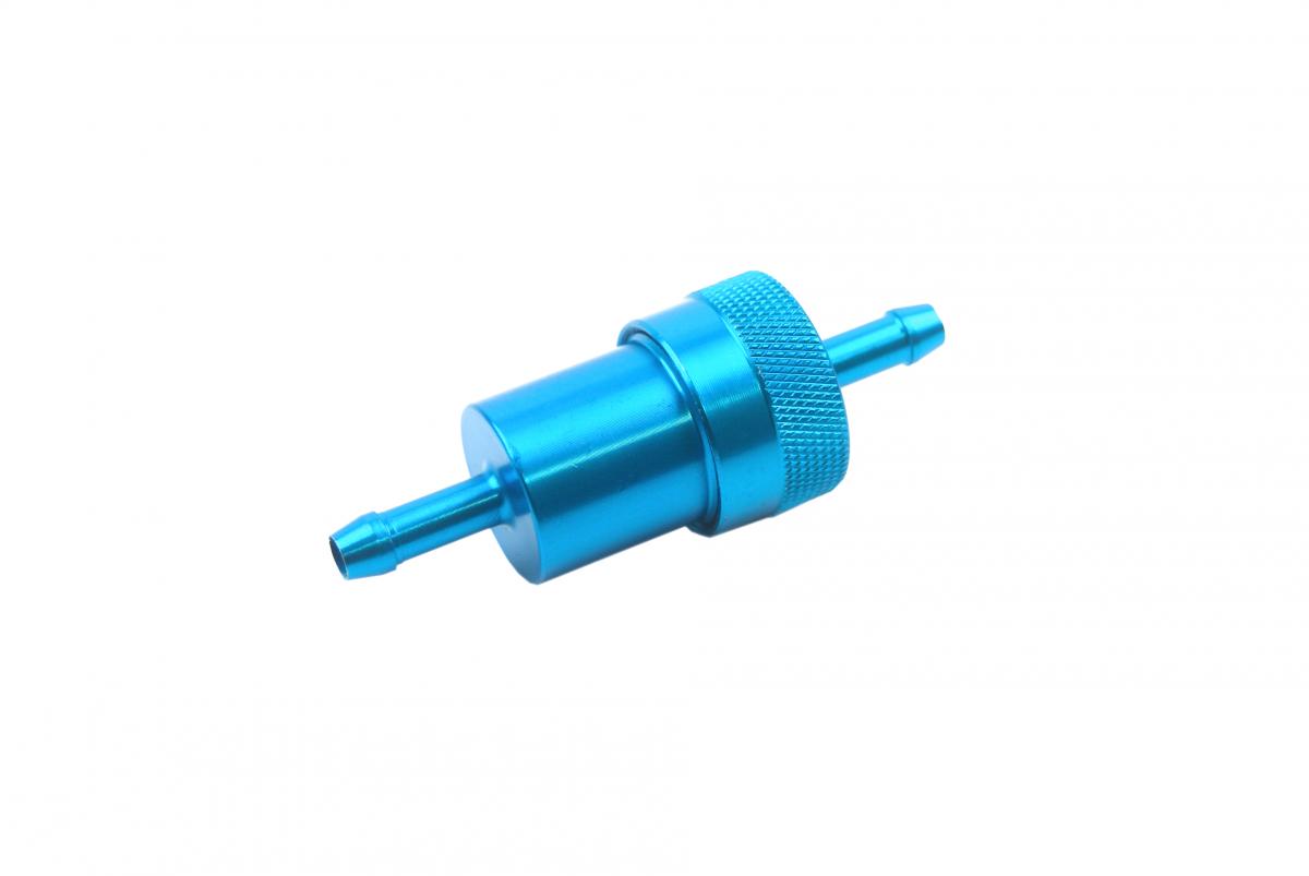 FUEL FILTER ALLOY 1/4" BLUE