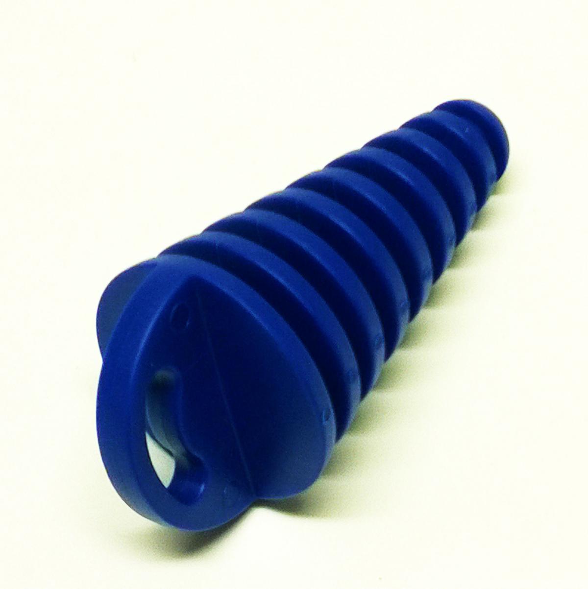 EXHAUST PLUG 2 STROKE - BLUE SILICONE