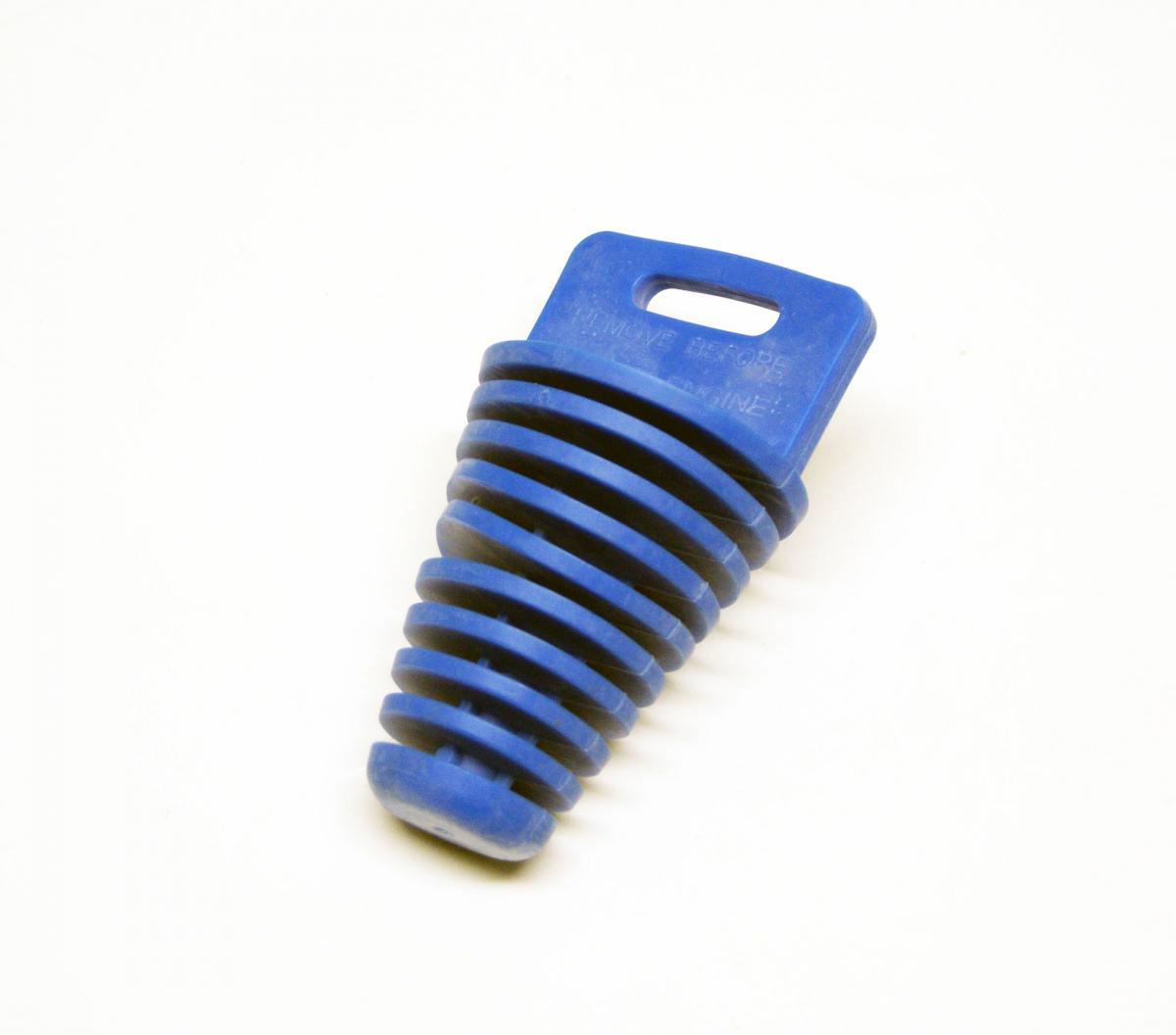 EXHAUST PLUG 34-62mm BLUE EHB009L-BLUE