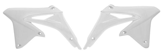 RADIATOR SCOOPS 08-16 RMZ450, RTECH R-CVRMZBN0008, OEM 9