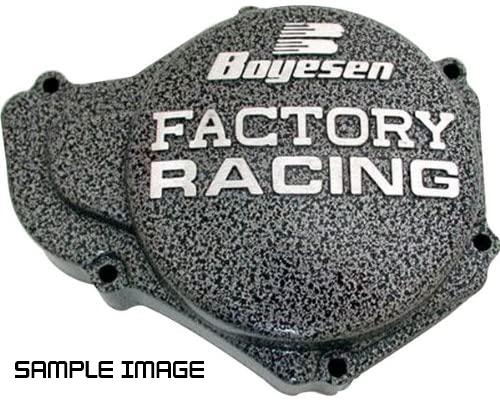 IGNITION COVER 00-05 KX65, 03-05 RM60/65 IGNITION COVER, BOYESEN SC-10CL SILVER/BLACK