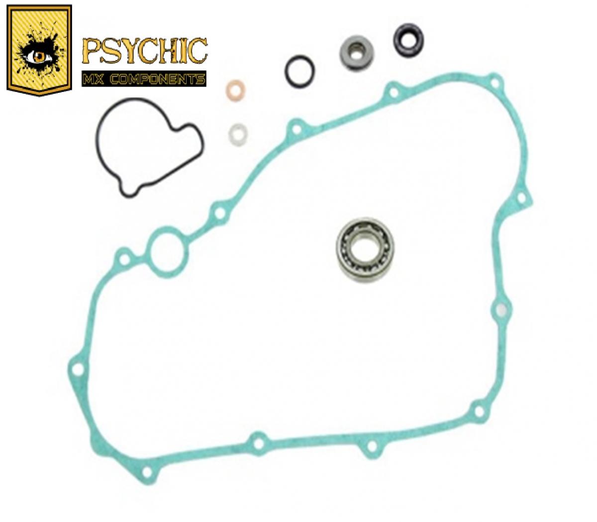 WATER PUMP KIT CRF250R 10-17, PSYCHIC MX-10216 HONDA 7PCS, WITH MECHANICAL SEAL & BEARING