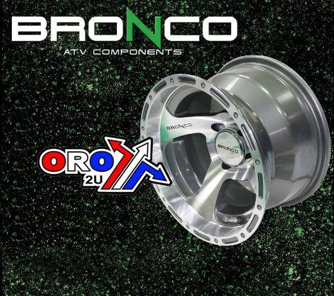 RIM ALU BRONCO 12x7 4/110 SIL, AC-06200 WHEEL KIT OFFSET 5+2