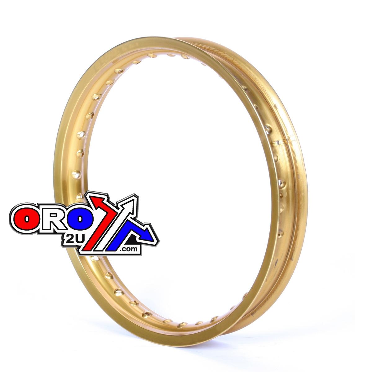 RIM 215 x 19 36H MTX MOTO ALLOY RIM GOLD 85-175 - T6