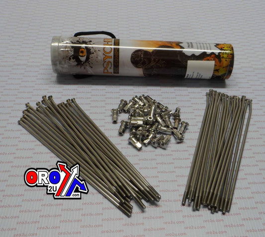 SPOKE SET STAINLESS STEEL, PSYCHIC MX-06043