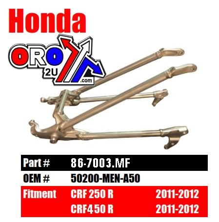 SUBFRAME REAR 11-13 HONDA CRF250R CRF450R 50200-MEN-A50 280534