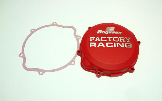 CLUTCH COVER 05-18 CRF450X, BOYESEN CC-06XR RED