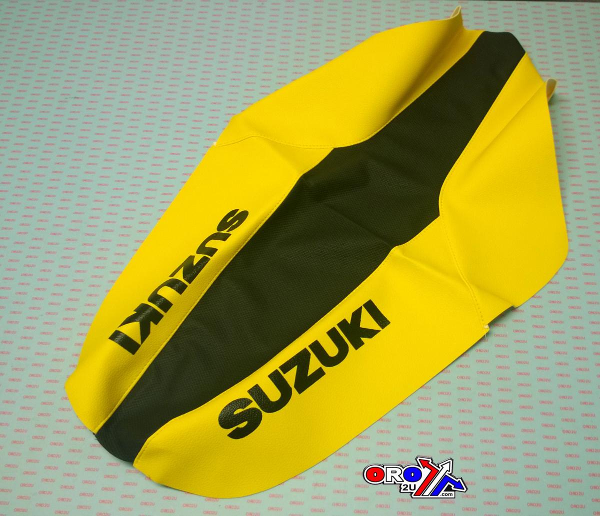 93-95 RM125/250 2-TONE COVER, SUZUKI BLACK / YELLOW SEAT