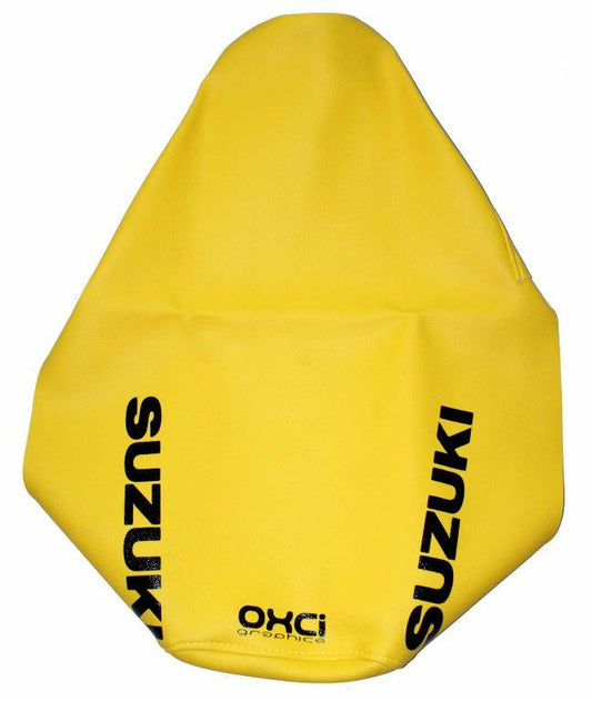 86-00 RM80 YELLOW SEATCOVER, SUZUKI