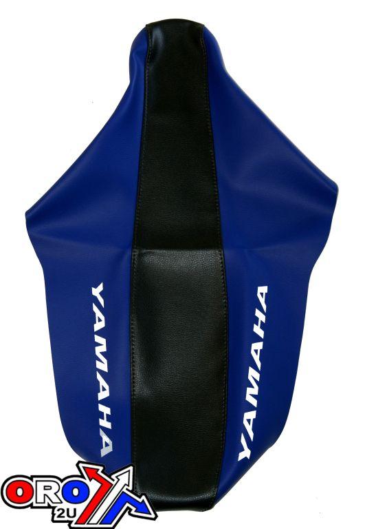 02-21 YZ85 2-TONE SEAT COVER, YAMAHA BLACK / BLUE