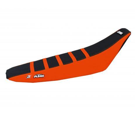 11-15 SX/SXF KTM ZEBRA OE/BK, 2018 DESIGN ONLY 5 STRIPES, SEAT COVER BLACKBIRD 1521Z