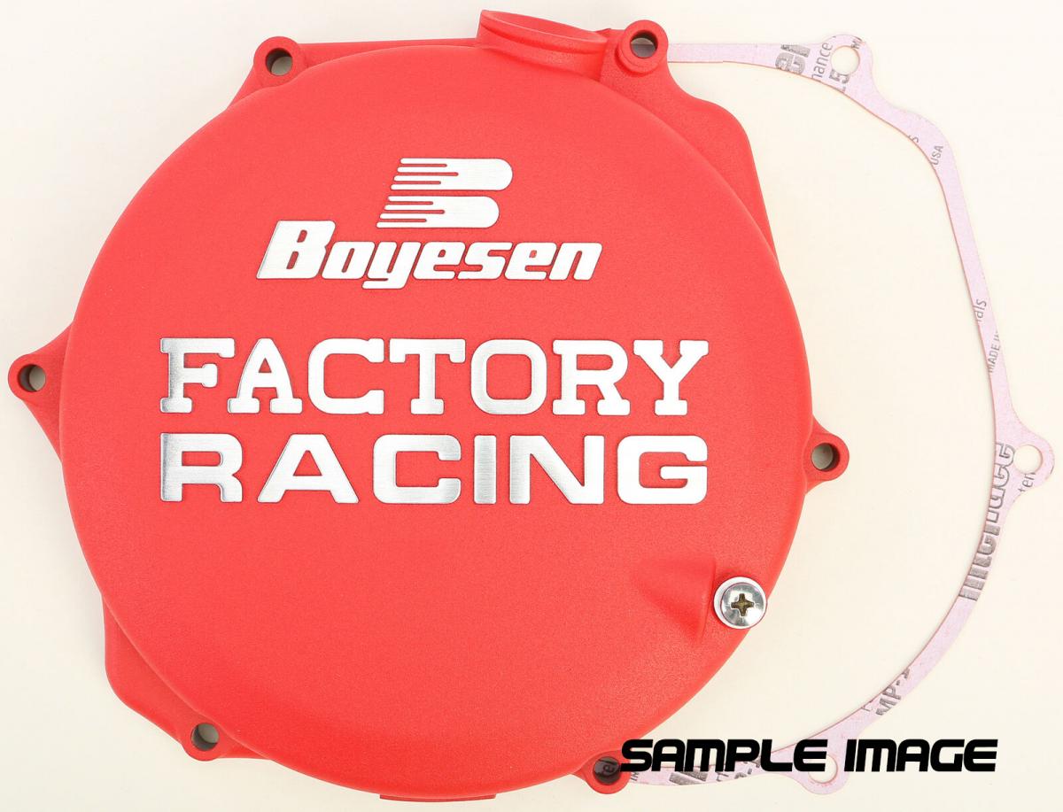 CLUTCH COVER 10-17 CRF250R, BOYESEN CC-07AR RED