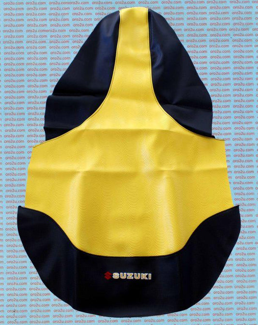 SEAT COVER 03-08 LTZ400 SUZUKI, ATV SEAT COVER YELLOW / BLK
