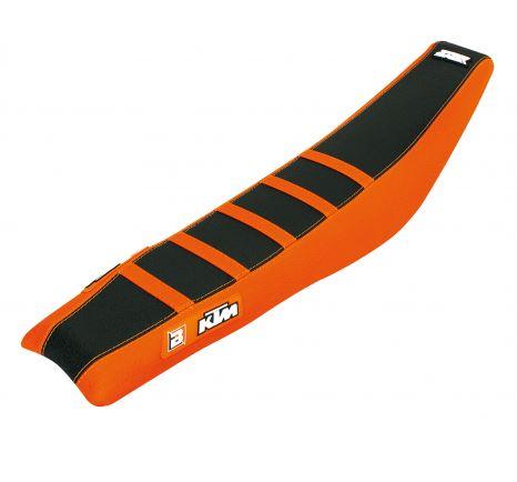 98-07 KTM ZEBRA ORANGE/BK, 2018 DESIGN ONLY 5 STRIPES, SEAT COVER BLACKBIRD 1505Z