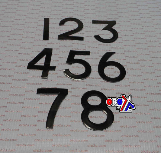 NUMBER PLATE DIGITS BIG 5 EACH