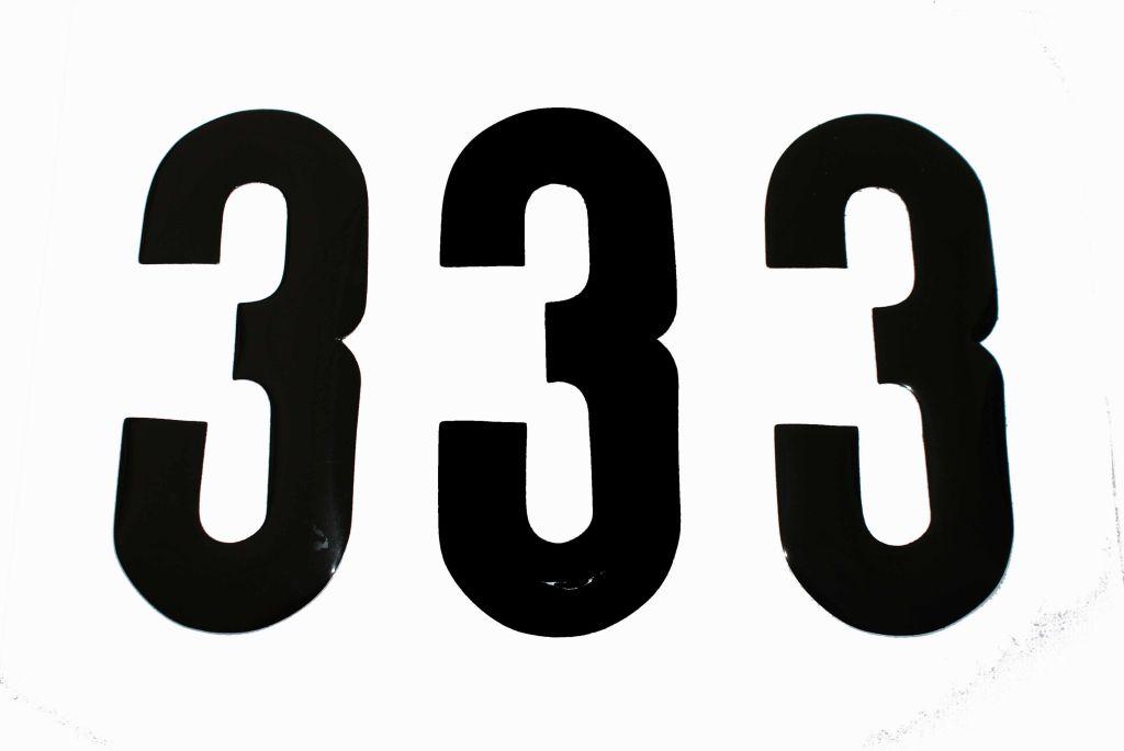 3 THICK BLACK 8" [x3]