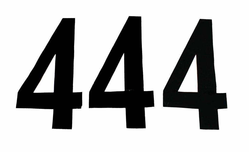 4 THICK BLACK 8" [x3]