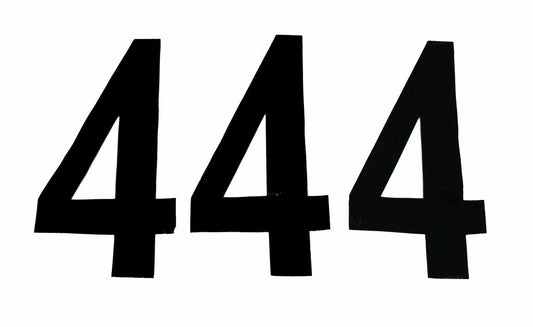 4 THICK BLACK 8" [x3]
