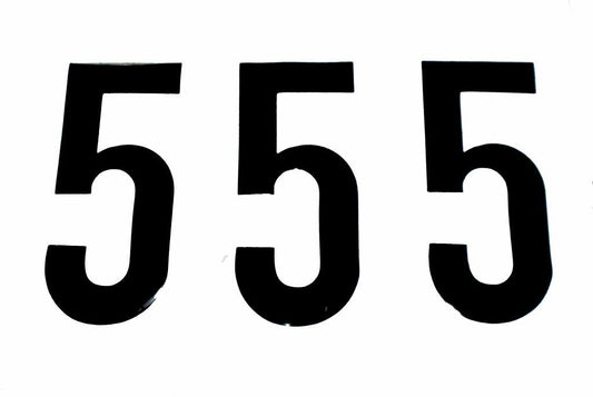 5 THICK BLACK 8" [x3]