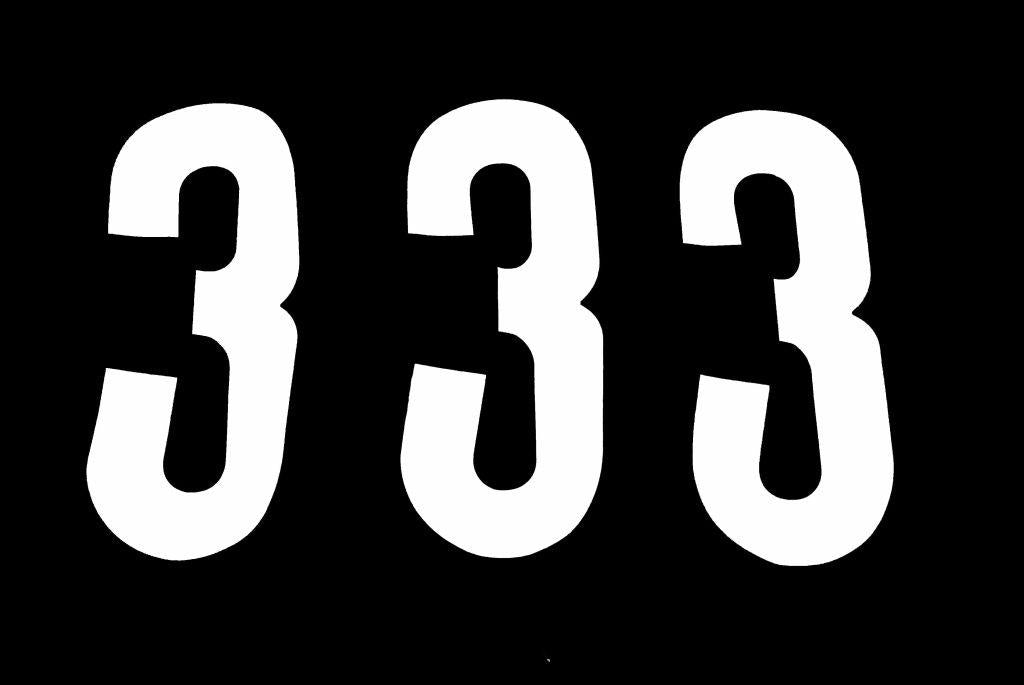3 THICK WHITE 8" [x3]