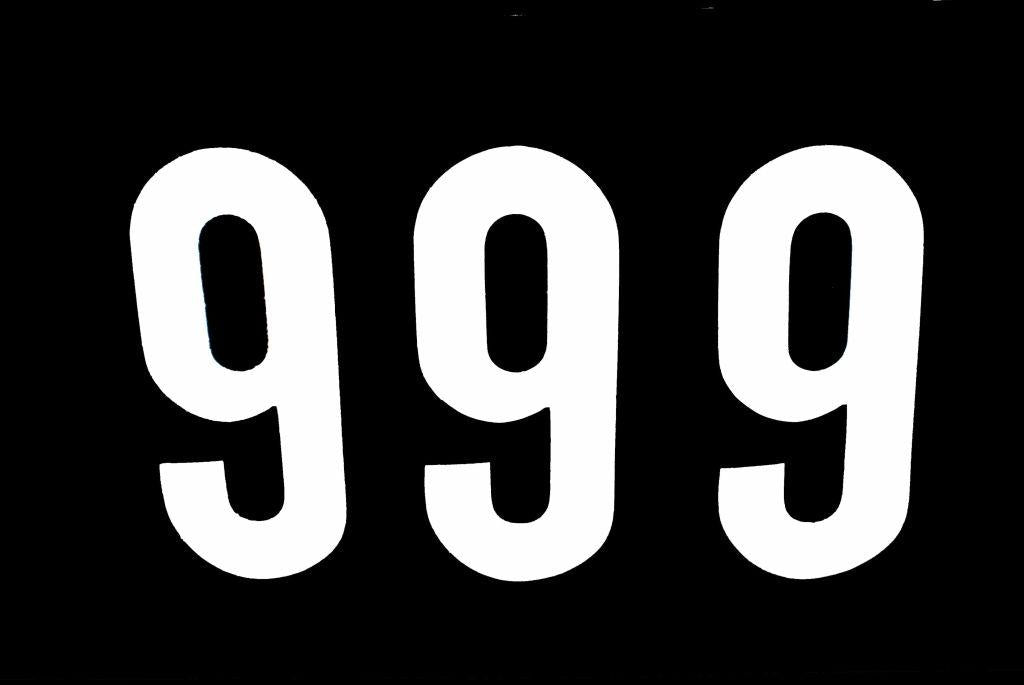9 THICK WHITE 8" [x3]