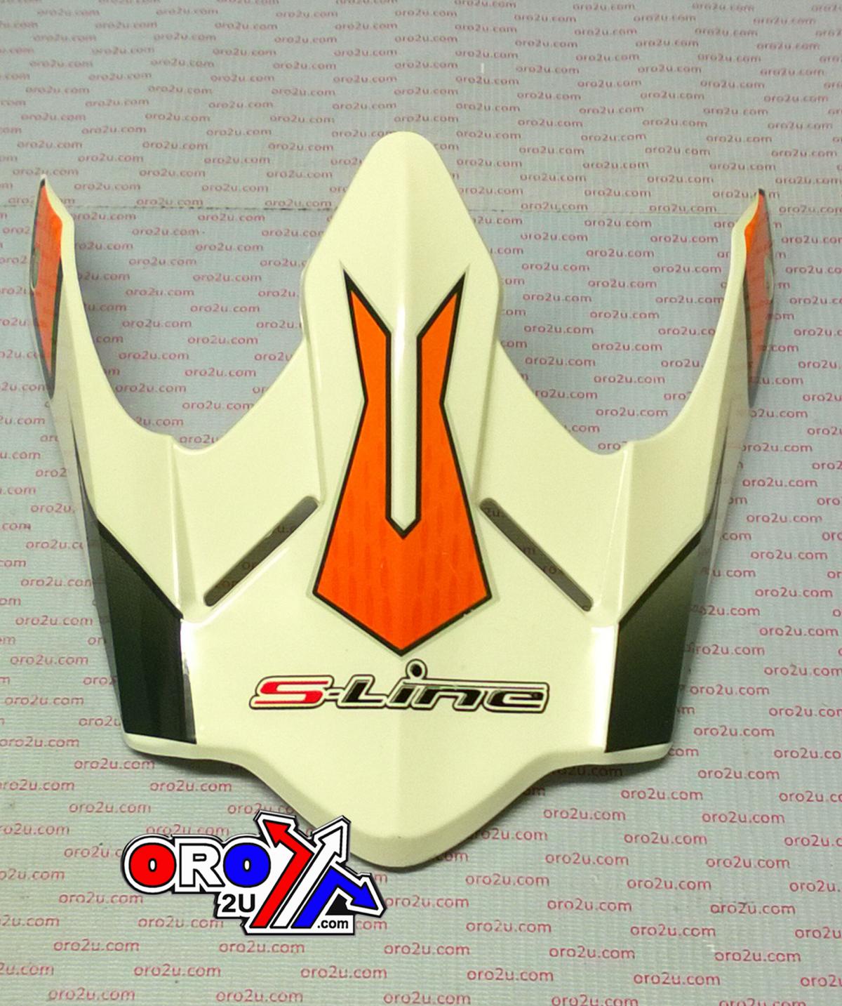 HELEMT PEAK WHITE/ORANGE, S813 PEAK CRO2GAC01OR