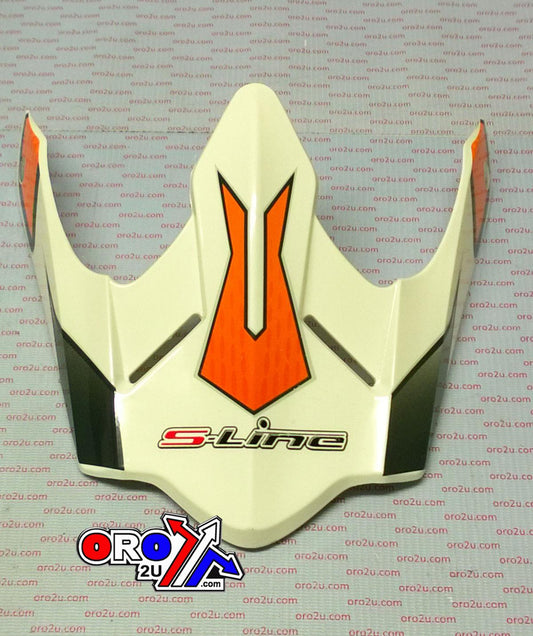 HELEMT PEAK WHITE/ORANGE, S813 PEAK CRO2GAC01OR