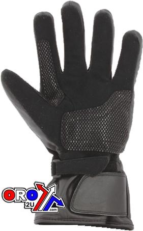 GLOVE BLACK LEATHER MED GAN820M