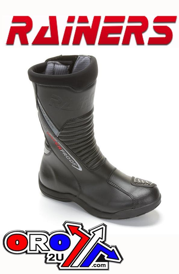 BOOTS BLACK 974 US 9 RAINERS, WATERPROOF ROAD / STREET, 974EBD43