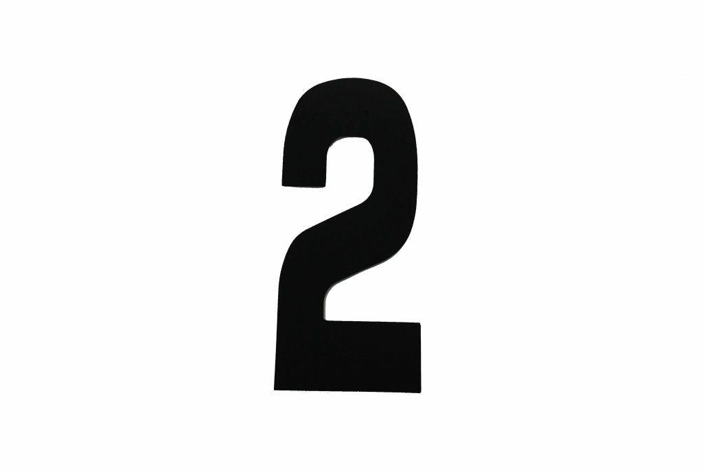 2 BLACK 8"No.20cm. EACH
