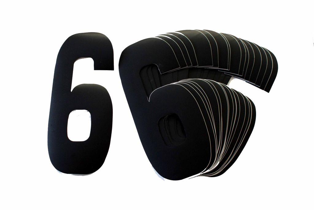 6/9 BLACK 8"No.20cm. PACK