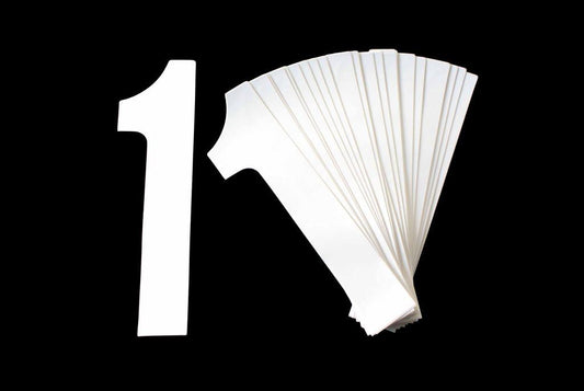 1 WHITE 8"No.20cm. PACK