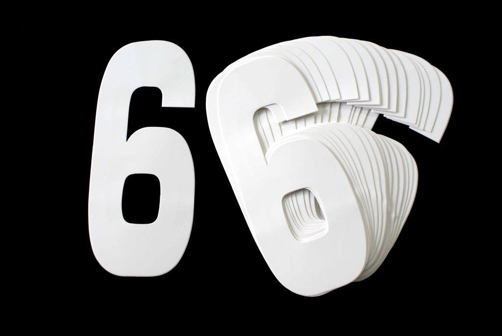 6/9 WHITE 8"No.20cm. PACK