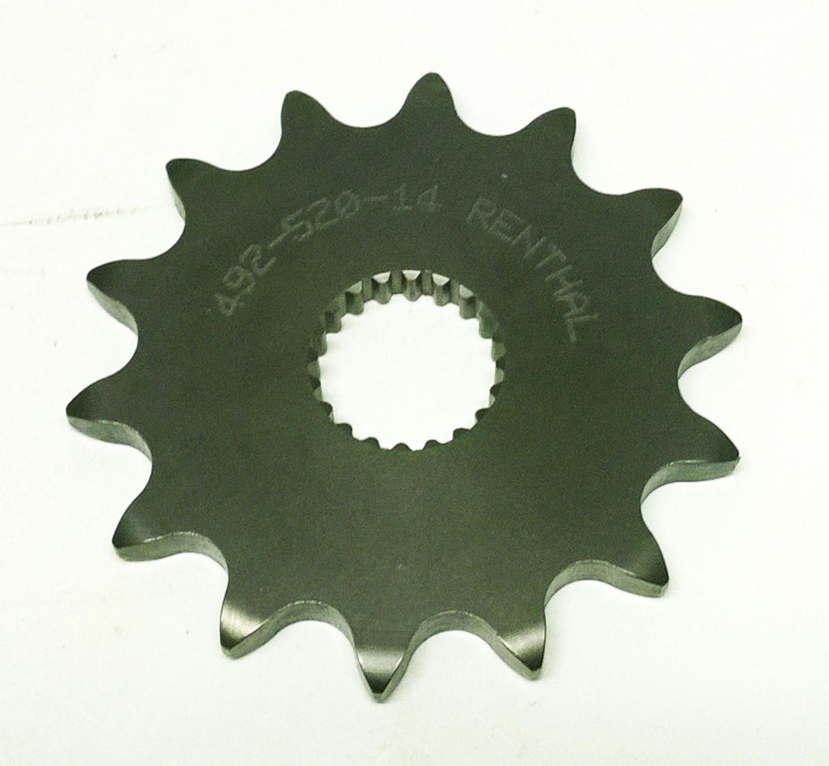 FRONT SPROCKET RENTHAL 492, YAMAHA/GAS GAS 492--520-14P, 492--520-14P