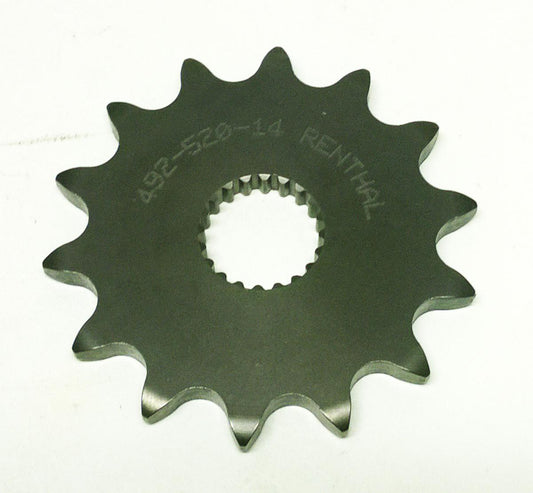 FRONT SPROCKET RENTHAL 492, YAMAHA/GAS GAS 492--520-14P, 492--520-14P