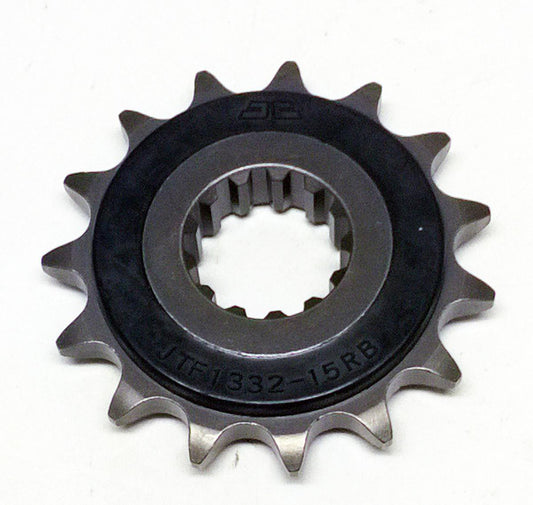 FRONT SPROCKET JTF1332.15RB JT, OE Rubber Cushioned