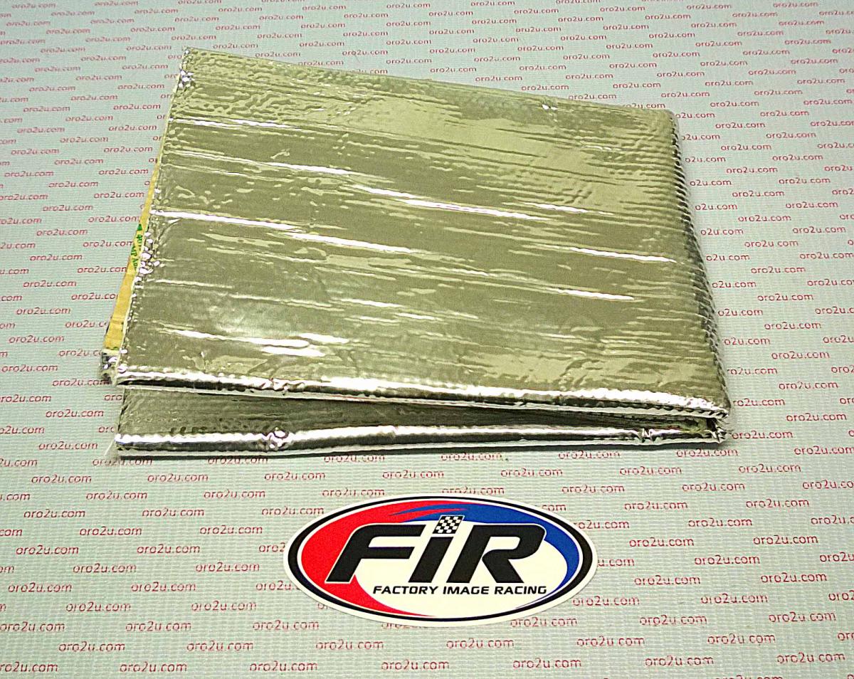 EXHAUST FOIL HEAT SHIELD 18"x18" CERAMIC 3M ADHESIVE