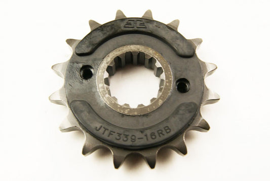 FRONT SPROCKET JTF339.16RB JT, OE Rubber Cushioned