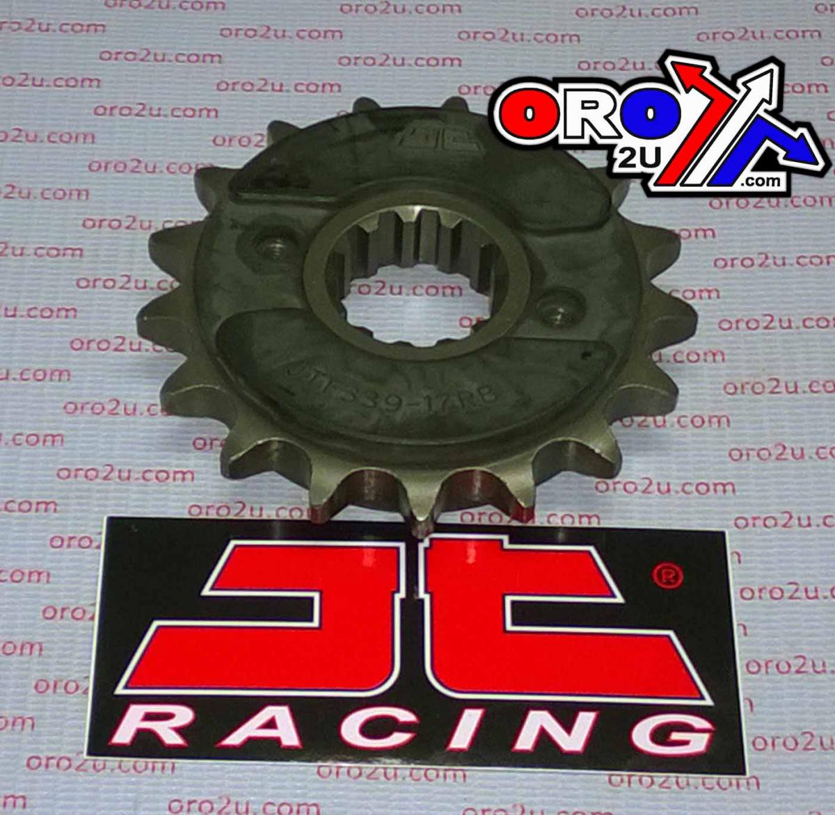 FRONT SPROCKET JTF339.17RB JT, OE Rubber Cushioned