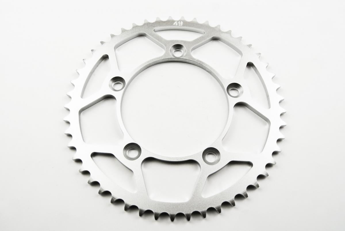 REAR SPROCKET STEEL LIGHT SIL,  MX-89449-2 SILVER, SR046-49 JTR89449